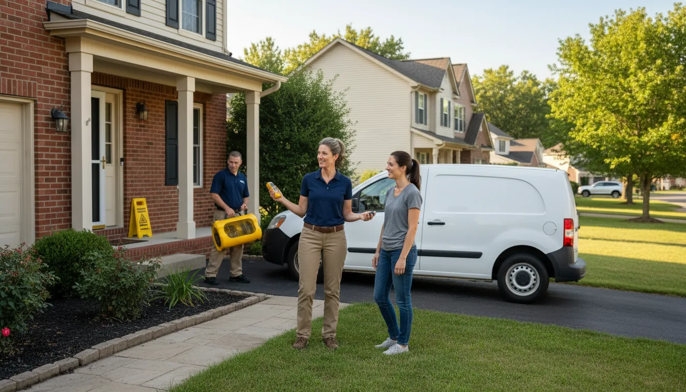 Water restoration image for Dehumidification And Cleanup Services in College Springs, IA